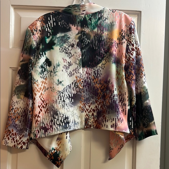 Askari Cropped Multicolor Jacket - Picture 3 of 4